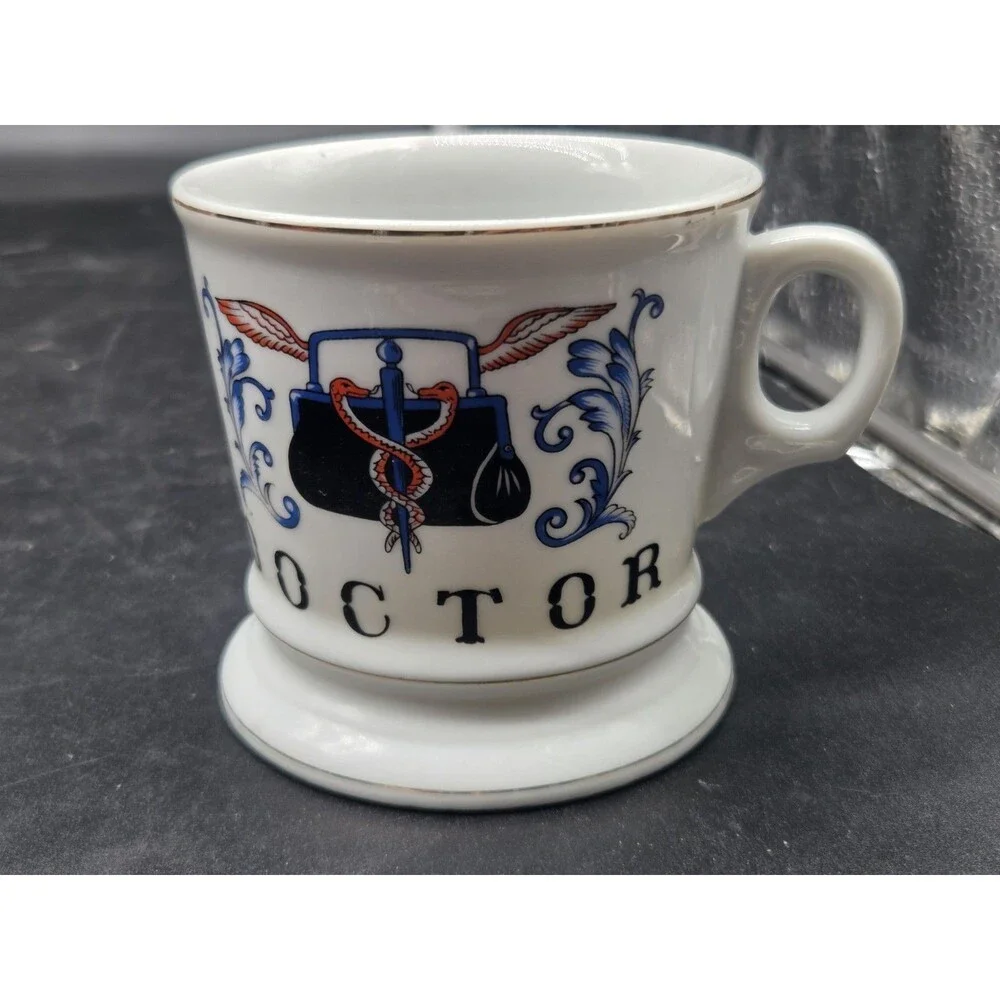 Vintage Doctor Occupation Knobler Shaving Grooming Mug Cup